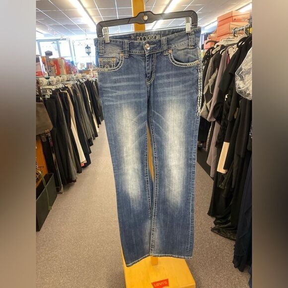 27x32 Mid Rise Jeans by Rock and Roll - Picture 1 of 4